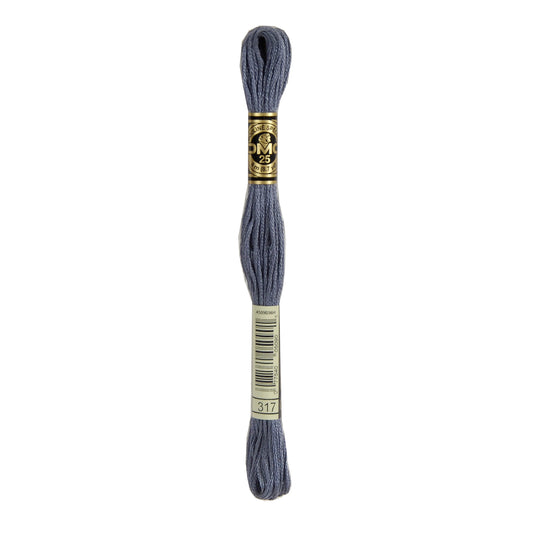 DMC Mouliné splijtzijde borduurgaren 6 draads 8 meter - Kleur 317