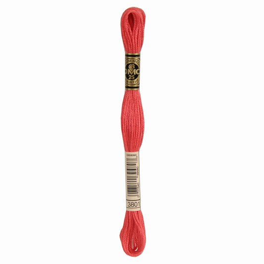 DMC Mouliné splijtzijde borduurgaren 6 draads 8 meter - Kleur 3801