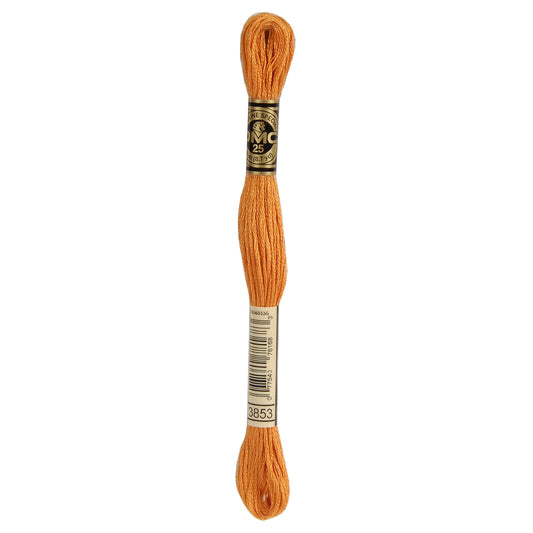 DMC Mouliné splijtzijde borduurgaren 6 draads 8 meter - Kleur 3853