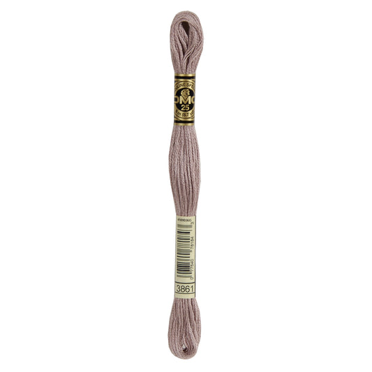 DMC Mouliné splijtzijde borduurgaren 6 draads 8 meter - Kleur 3861