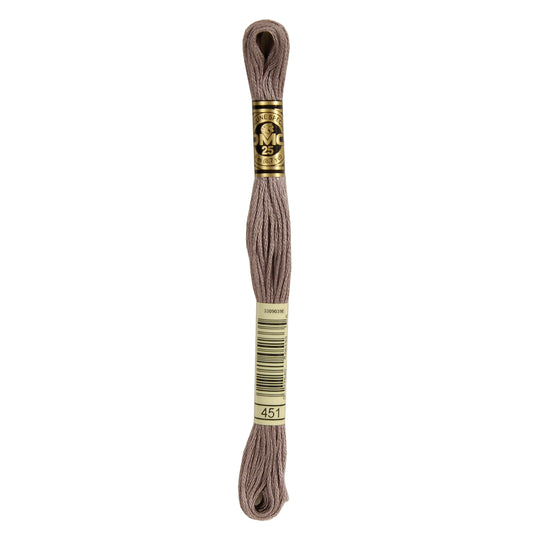 DMC Mouliné splijtzijde borduurgaren 6 draads 8 meter - Kleur 451
