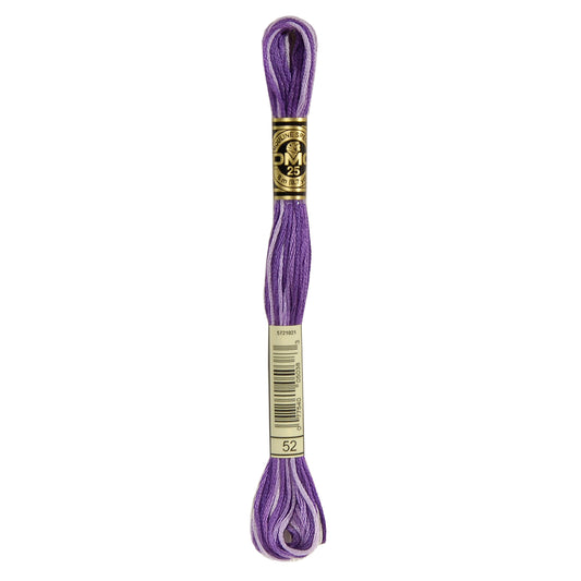 DMC Mouliné splijtzijde borduurgaren 6 draads 8 meter - Kleur 52