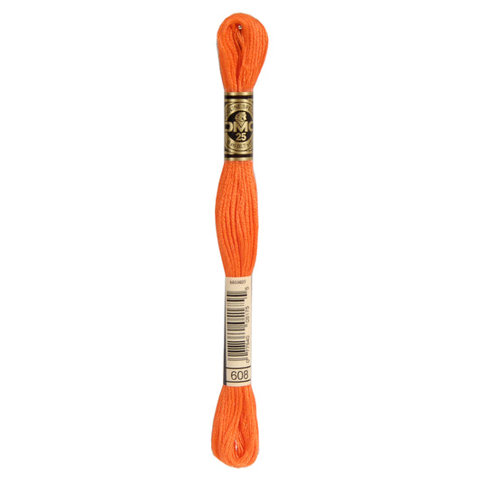 DMC Mouliné splijtzijde borduurgaren 6 draads 8 meter - Kleur 608