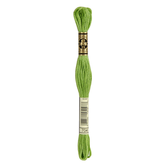 DMC Mouliné splijtzijde borduurgaren 6 draads 8 meter - Kleur 704
