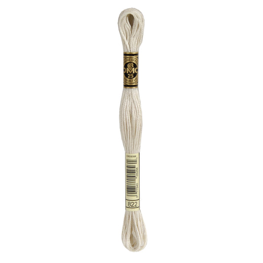 DMC Mouliné splijtzijde borduurgaren 6 draads 8 meter - Kleur 822