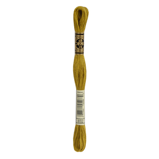 DMC Mouliné splijtzijde borduurgaren 6 draads 8 meter - Kleur 832