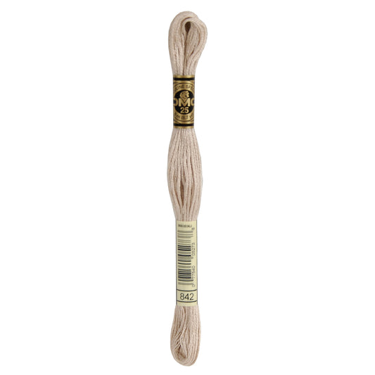 DMC Mouliné splijtzijde borduurgaren 6 draads 8 meter - Kleur 842