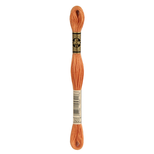 DMC Mouliné splijtzijde borduurgaren 6 draads 8 meter - Kleur 922