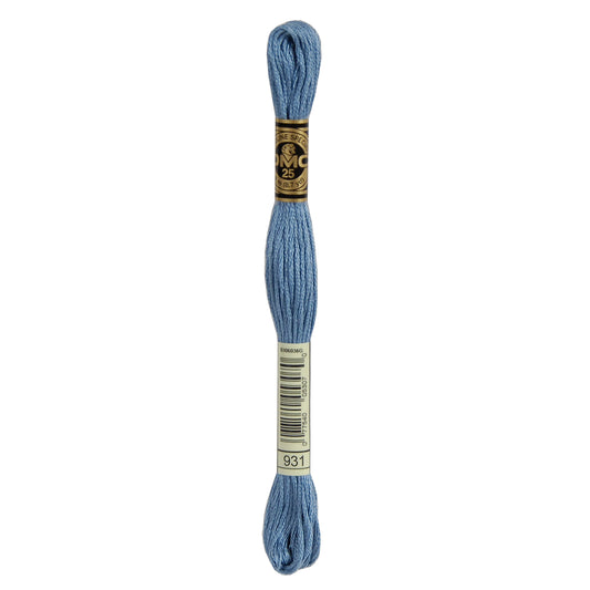 DMC Mouliné splijtzijde borduurgaren 6 draads 8 meter - Kleur 931