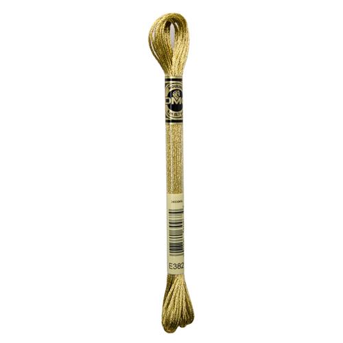 DMC Mouliné metalisse 6 draads 8 meter - Kleur E3821