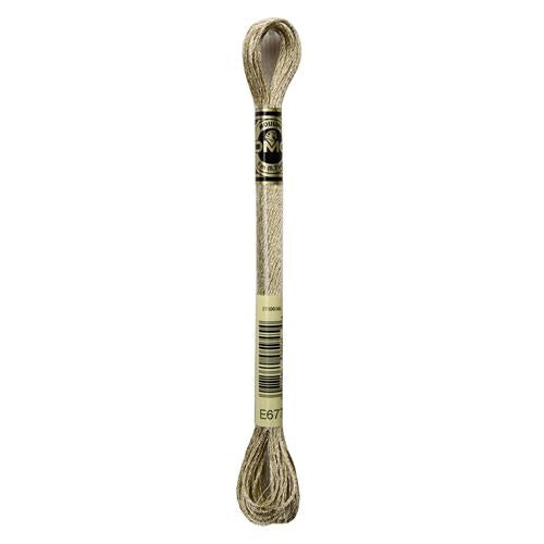 DMC Mouliné metalisse 6 draads 8 meter - Kleur E677