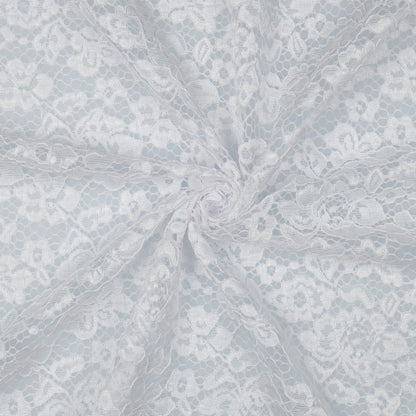 LACE TWO-SIDE SCALLOP - WHITE