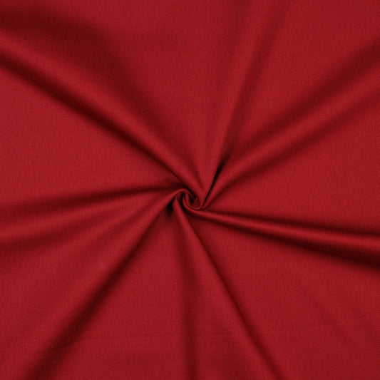 COTTON TWILL BORDEAUX