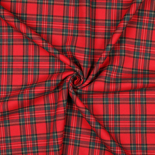 SCOTTISH CHECK RED