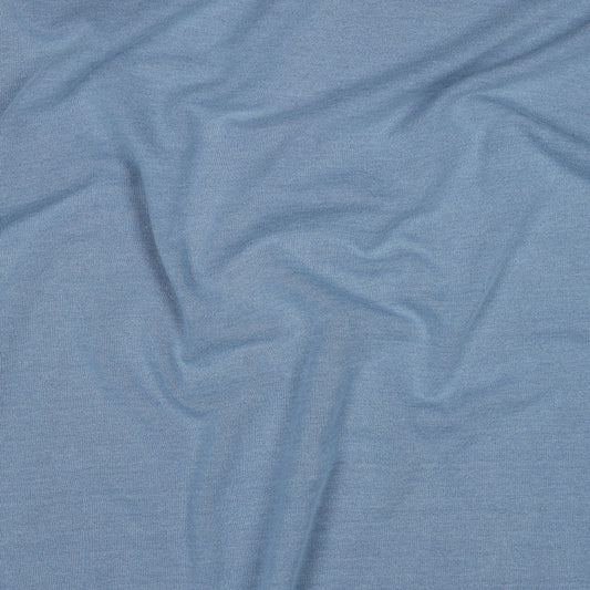 DENIM FRENCH TERRY BLEACHED