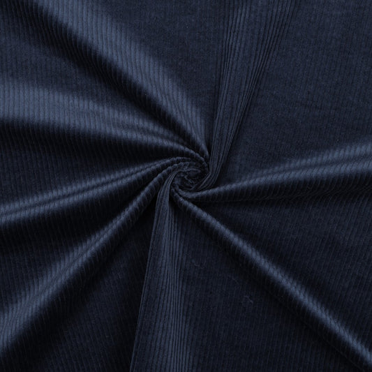 CORDUROY WASHED 6W STRETCH NAVY