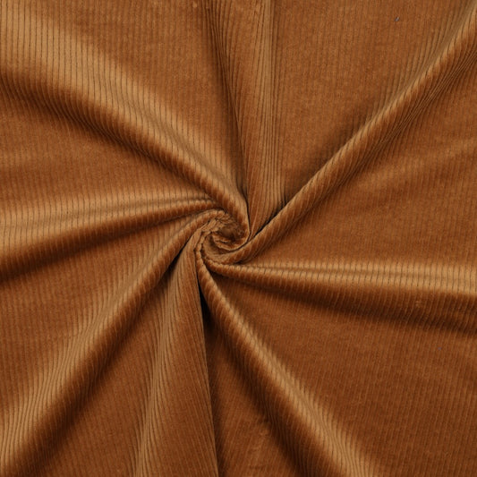 CORDUROY WASHED 6W STRETCH COGNAC