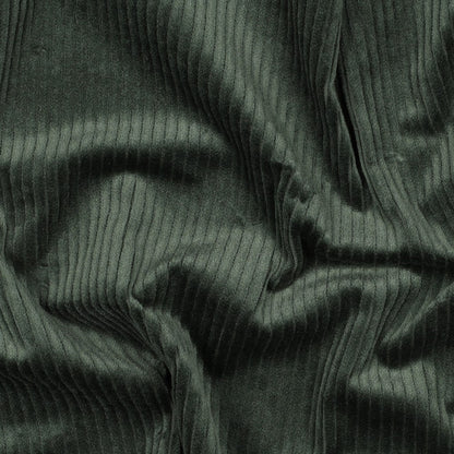 CORDUROY WASHED 6W STRETCH DARK GREEN