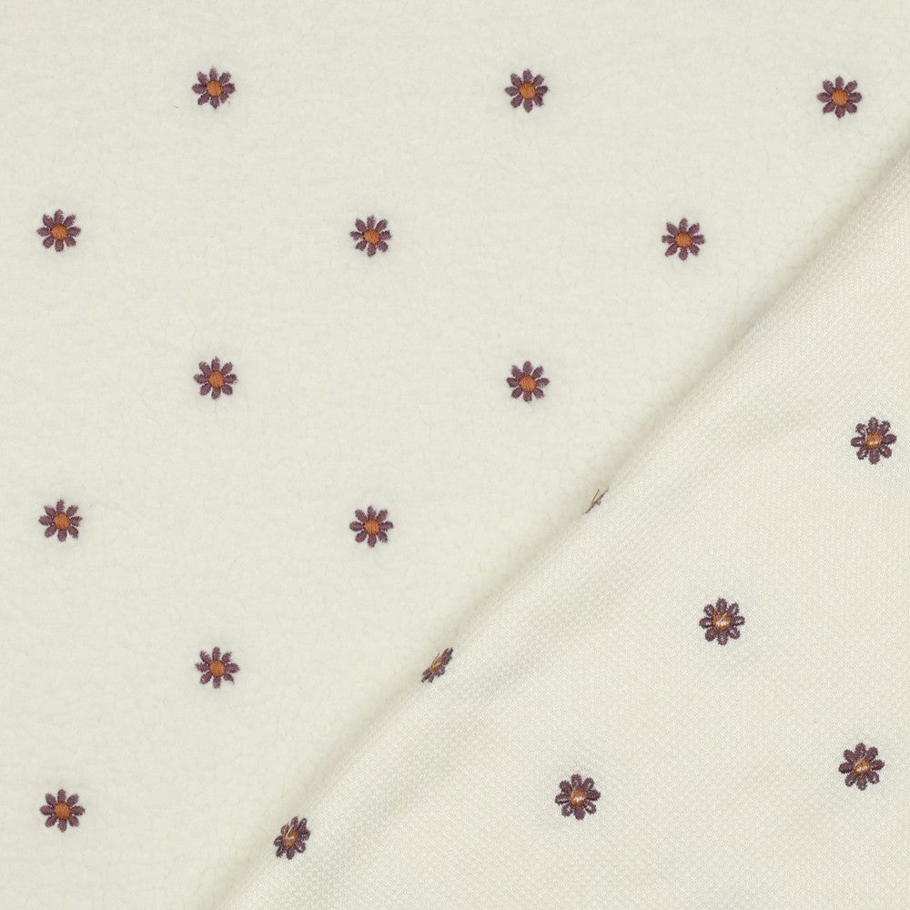 TEDDY EMBROIDERY FLOWERS