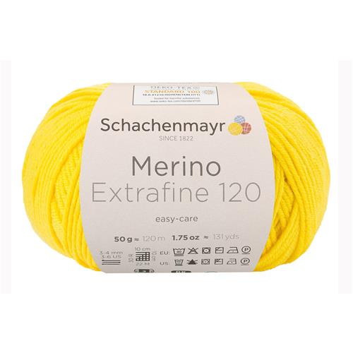 Schachenmayr Merino Extrafine brei- en haakgaren 120 meter / 50 gram - Kleur 122
