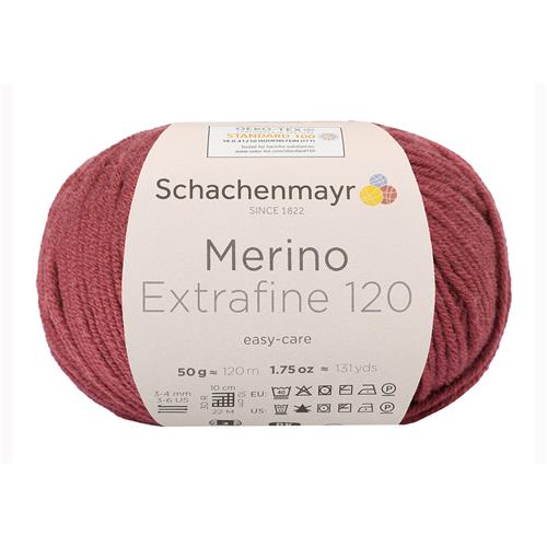 Schachenmayr Merino Extrafine brei- en haakgaren 120 meter / 50 gram - Kleur 128