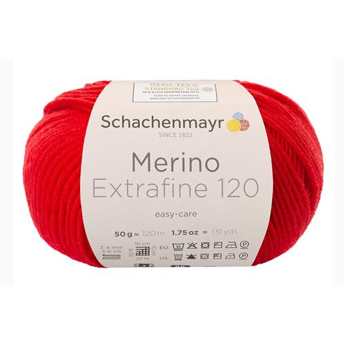 Schachenmayr Merino Extrafine brei- en haakgaren 120 meter / 50 gram - Kleur 130