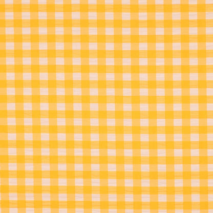 COTTON YARN DYED NEON CHECKS - ORANGE