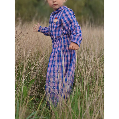 COTTON YARN DYED CHECKS - ORANGE