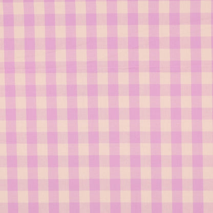 COTTON YARN DYED CHECKS - ORANGE