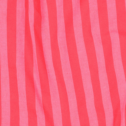 COTTON YARN DYED STRIPES PINK