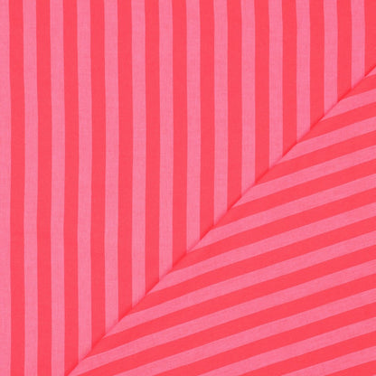 COTTON YARN DYED STRIPES PINK