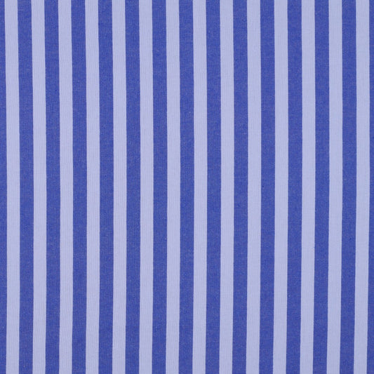 COTTON YARN DYED STRIPES BLUE