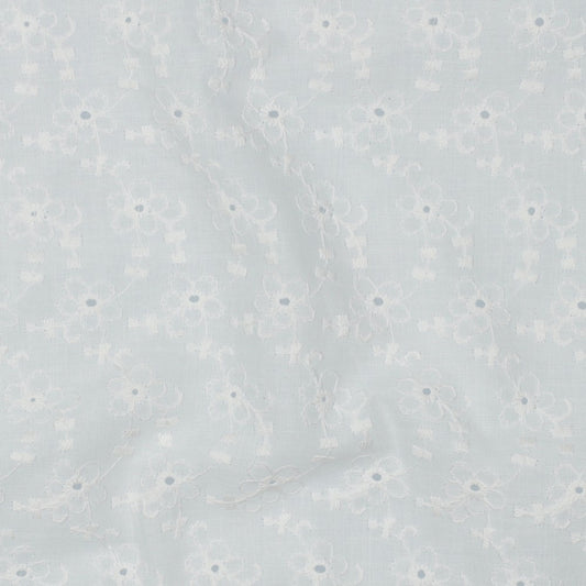 COTTON EMBROIDERY TWO-SIDE SCALLOP