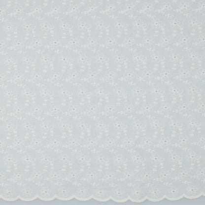 COTTON EMBROIDERY TWO-SIDE SCALLOP