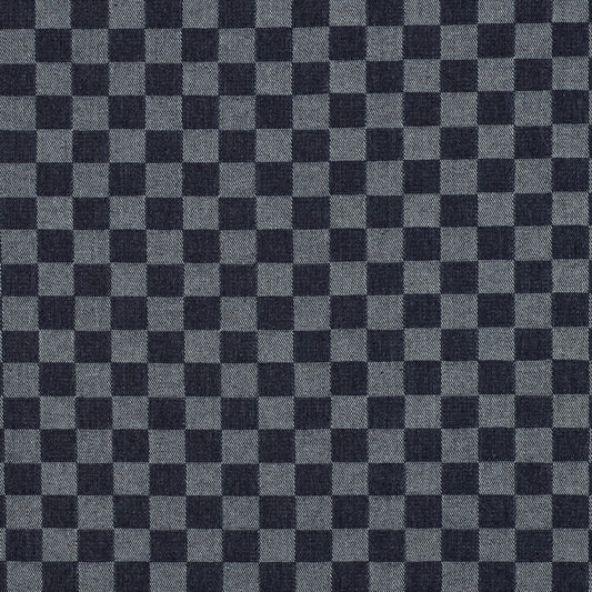 DENIM JACQUARD CHECKS - JEANS