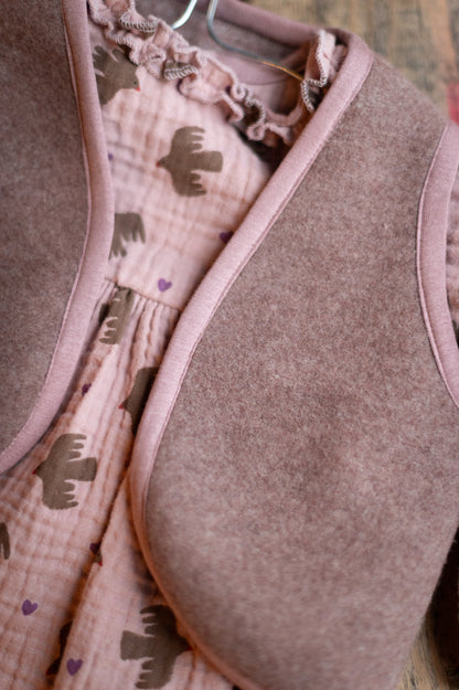 MERINO WOOL FLEECE ECRU
