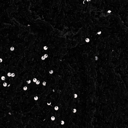 SEQUINS VELVET - BLACK