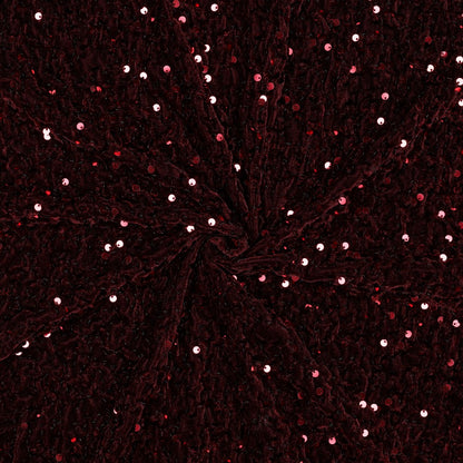 SEQUINS VELVET - BORDEAUX
