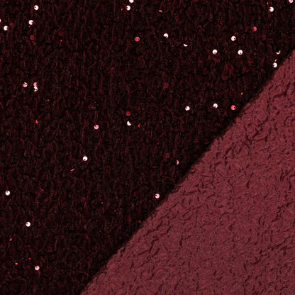SEQUINS VELVET - BORDEAUX
