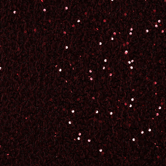 SEQUINS VELVET - BORDEAUX