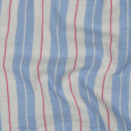 DOUBLE GAUZE YARN DYED STRIPES