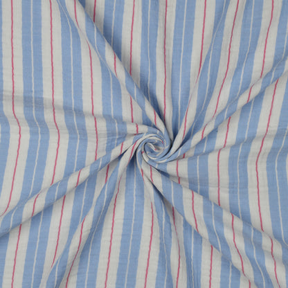 DOUBLE GAUZE YARN DYED STRIPES