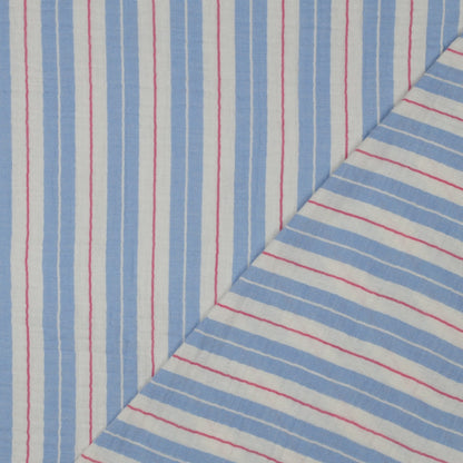 DOUBLE GAUZE YARN DYED STRIPES