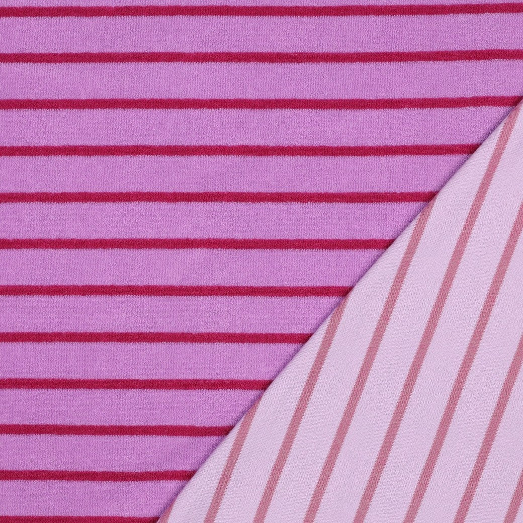 COTTON TOWELLING YARN DYED STRIPES