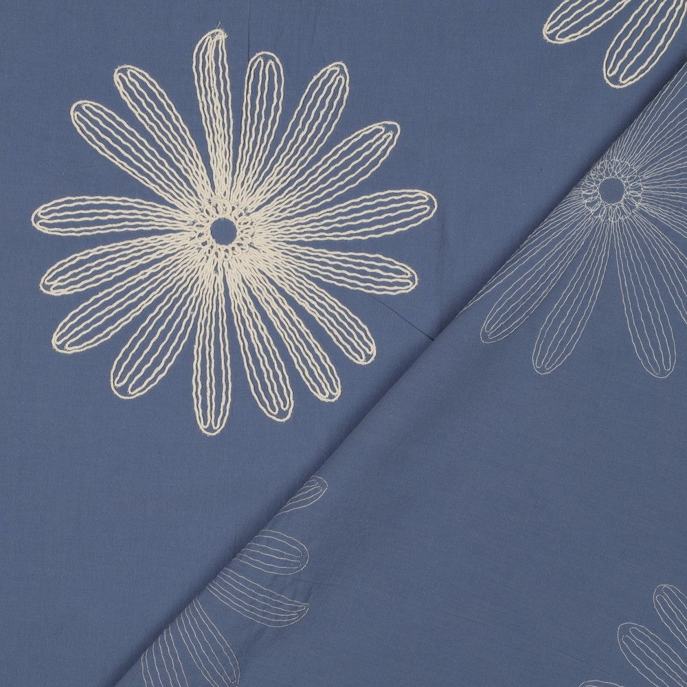 COTTON EMBROIDERY FLOWERS