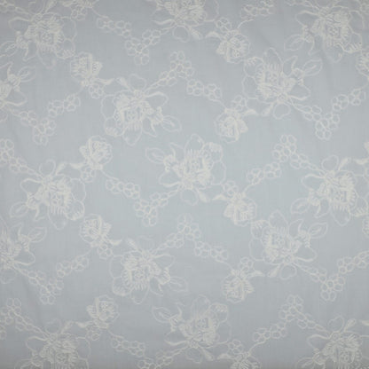 COTTON VOILE EMBROIDERY FLOWERS