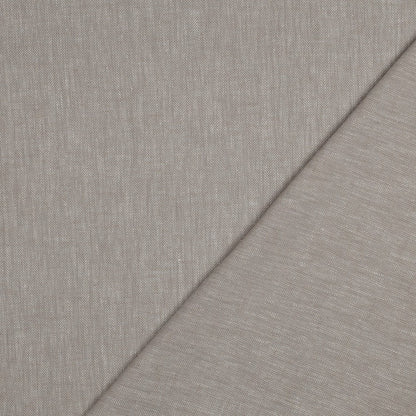 LINEN COTTON HERRINGBONE BEIGE
