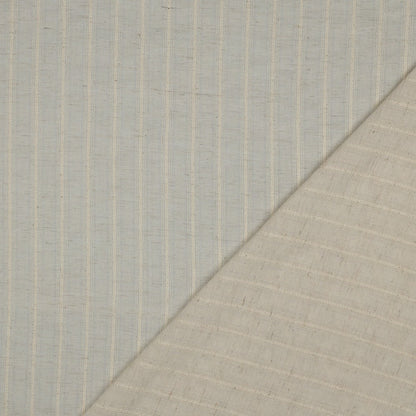 LINEN COTTON JACQUARD STRIPES BEIGE
