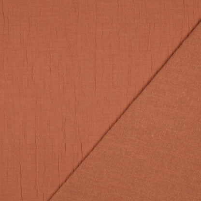 DOUBLE GAUZE SLUB BRICK