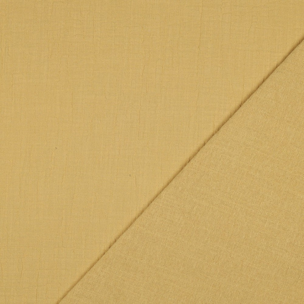 DOUBLE GAUZE SLUB YELLOW